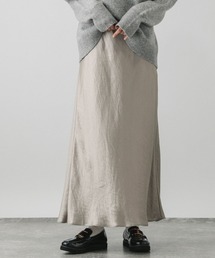 GLOBAL WORK | シャイニーサテンAラインスカート/151381(スカート)
