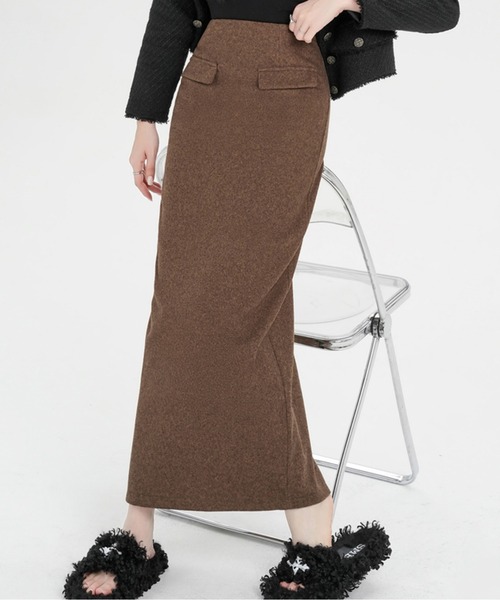 フラップポケットロングスカート（スカート）｜AMAJI（アマジ）