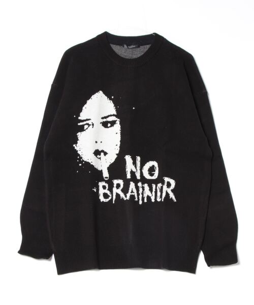 B.I.D.(ビーアイディー)の「《Bling Leads》JQDクル-/Nニット(ニット/セーター・メンズ・グレー/ブラック・LARGE/MEDIUM)」の9枚目の写真