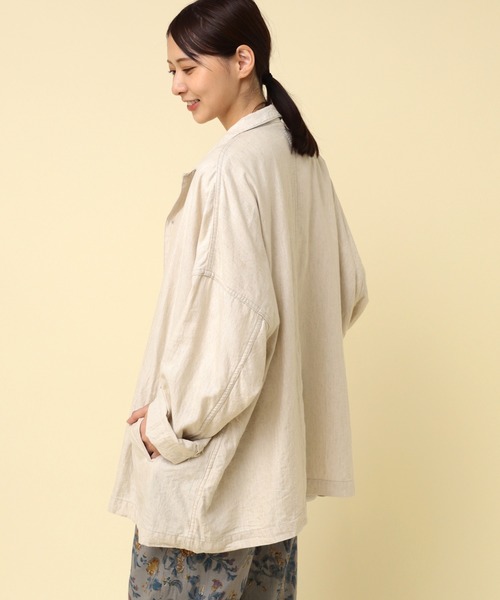 RNA-N（アールエヌエーエヌ）の「J2137 チビエリワークジャケット（その他アウター・レディース・キナリ/ブラック/カーキ・FREE）」の16枚目の写真