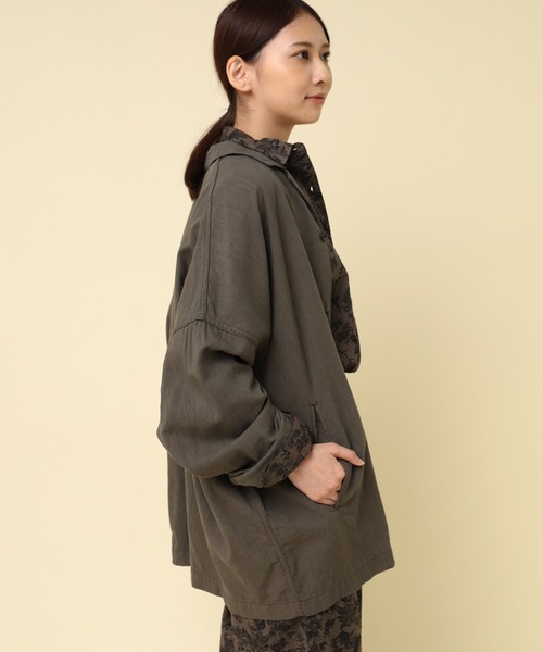 RNA-N（アールエヌエーエヌ）の「J2137 チビエリワークジャケット（その他アウター・レディース・キナリ/ブラック/カーキ・FREE）」の20枚目の写真