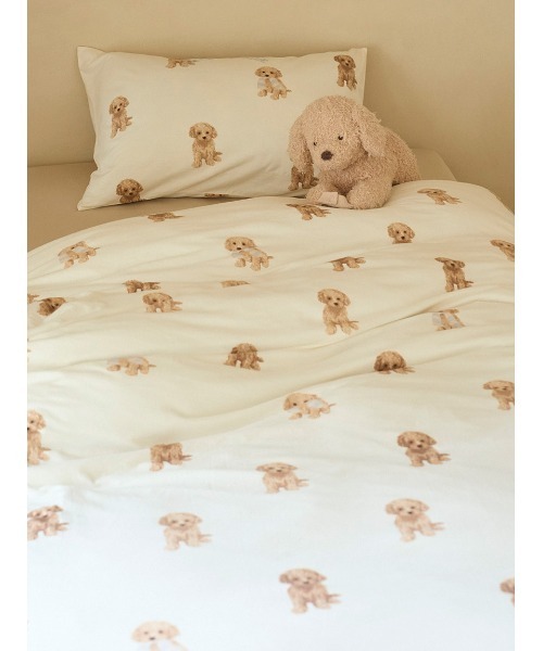 セール】【Sleep】トイプードル柄3点セット（セミダブル）（寝具