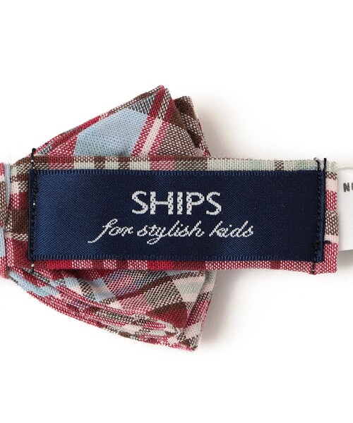 SHIPS(シップス)の「SHIPS KIDS:チェック柄 蝶ネクタイ(蝶ネクタイ・キッズ・レッド・ONE SIZE)」の5枚目の写真