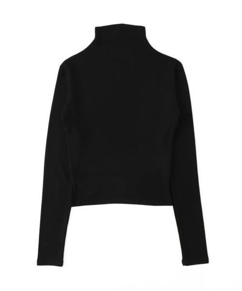 dispark(ディスパーク)の「DISPARK/フォイルグラフィックハイネックトップス(Tシャツ/カットソー・レディース・ブラック/ホワイト・FREE)」の14枚目の写真