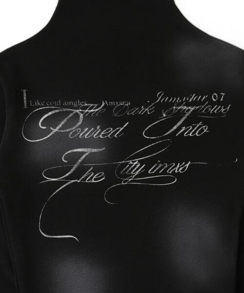 dispark(ディスパーク)の「DISPARK/フォイルグラフィックハイネックトップス(Tシャツ/カットソー・レディース・ブラック/ホワイト・FREE)」の16枚目の写真