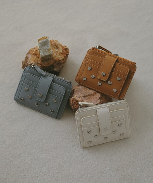 Heart stauds fragment case / ハートスタッズ フラグメント ケース