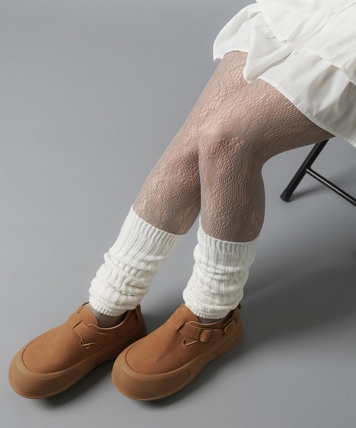 SPINNS（スピンズ）の「カラーレースタイツ/網タイツ（タイツ/ストッキング・レディース・ホワイト/ボルドー/ブラック/グレー・ONESIZE）」の10枚目の写真