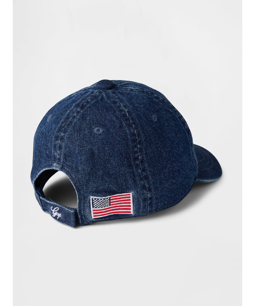 GAP（ギャップ）の「GAPアメリカーナロゴ ベースボールキャップ (幼児)（キャップ・キッズ・ブルー/レッド・S/M/M/L）」の4枚目の写真