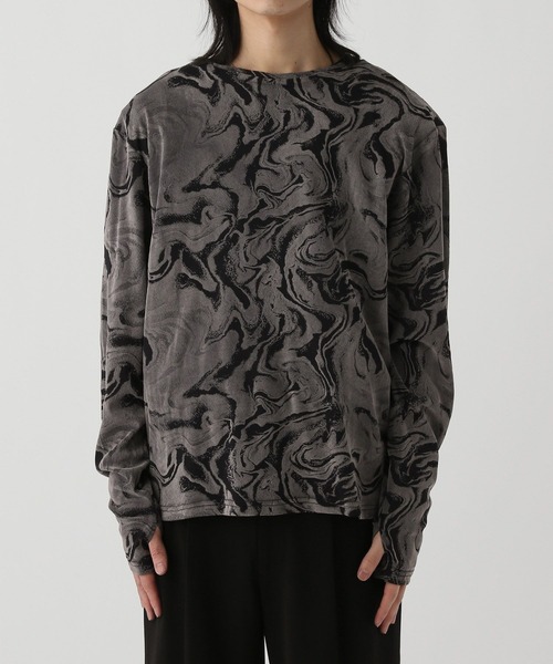 HARE（ハレ）の「アソートシアーガラカット(HARE)（Tシャツ/カットソー・メンズ・グレー系その他/レオパード/カモフラージュ・FREE）」の6枚目の写真