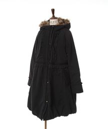 axes femme | ボアライナー付きモッズコート(モッズコート)