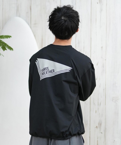 セール】【ムラサキスポーツ限定】THREE WEATHER/スリーウェザー 長袖T