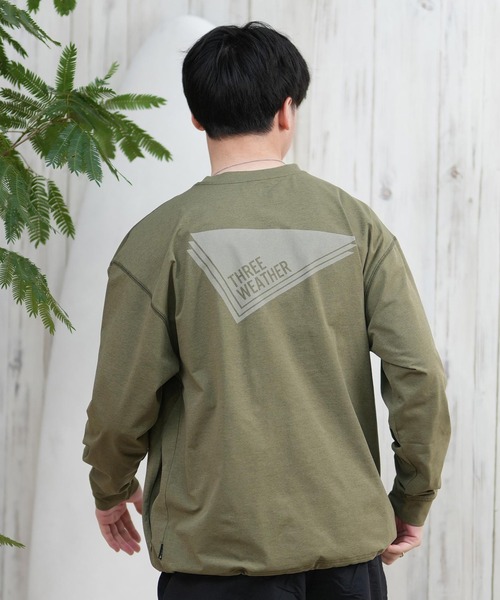 セール】【ムラサキスポーツ限定】THREE WEATHER/スリーウェザー 長袖T