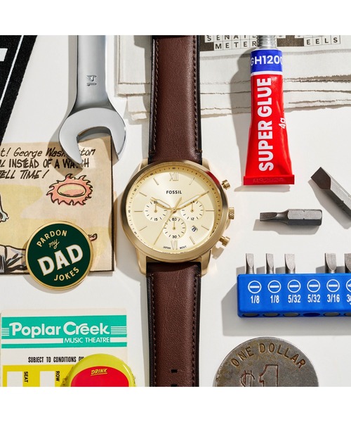 FOSSIL(フォッシル)の「フォッシル 腕時計 メンズ アナログ レザー FS6113(アナログ腕時計・メンズ・ブラウン・FREE)」の10枚目の写真