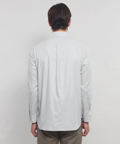 MACKINTOSH LONDON(マッキントッシュ ロンドン)の「小紋ジャカードボタンダウンシャツ(シャツ/ブラウス・メンズ・グレー/ブルー系その他2・M/L/XL)」の4枚目の写真