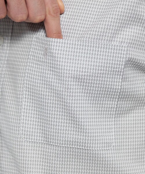 MACKINTOSH LONDON(マッキントッシュ ロンドン)の「小紋ジャカードボタンダウンシャツ(シャツ/ブラウス・メンズ・グレー/ブルー系その他2・M/L/XL)」の5枚目の写真