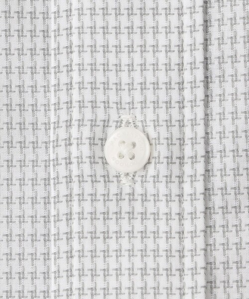 MACKINTOSH LONDON(マッキントッシュ ロンドン)の「小紋ジャカードボタンダウンシャツ(シャツ/ブラウス・メンズ・グレー/ブルー系その他2・M/L/XL)」の6枚目の写真