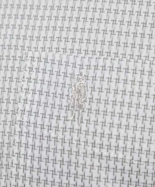 MACKINTOSH LONDON(マッキントッシュ ロンドン)の「小紋ジャカードボタンダウンシャツ(シャツ/ブラウス・メンズ・グレー/ブルー系その他2・M/L/XL)」の7枚目の写真