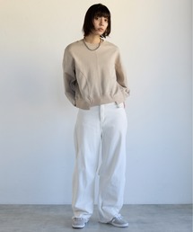 Pigment Short-Length Sweatshirt ピグメント短丈スウェット