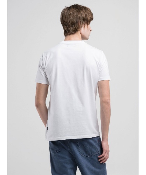 REPLAY(リプレイ)の「ストレッチコットンジャージーTシャツ(Tシャツ/カットソー・メンズ・ブラック/ホワイト・MEDIUM/LARGE/X-LARGE/SMALL)」の3枚目の写真