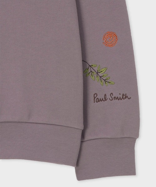 Paul Smith（ポールスミス）の「ペイズリーフラワー エンブロイダード スウェット / 153504 418Y（スウェット・メンズ・ローズ・X-LARGE/LARGE/MEDIUM）」の3枚目の写真