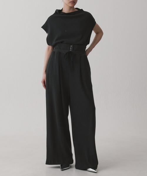 COUP DE FOUDRE(クドゥフドゥ)の「High Waist Pants(その他パンツ・レディース・チャコール/アイボリー系・2/1)」の17枚目の写真