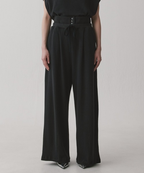 COUP DE FOUDRE(クドゥフドゥ)の「High Waist Pants(その他パンツ・レディース・チャコール/アイボリー系・2/1)」の16枚目の写真
