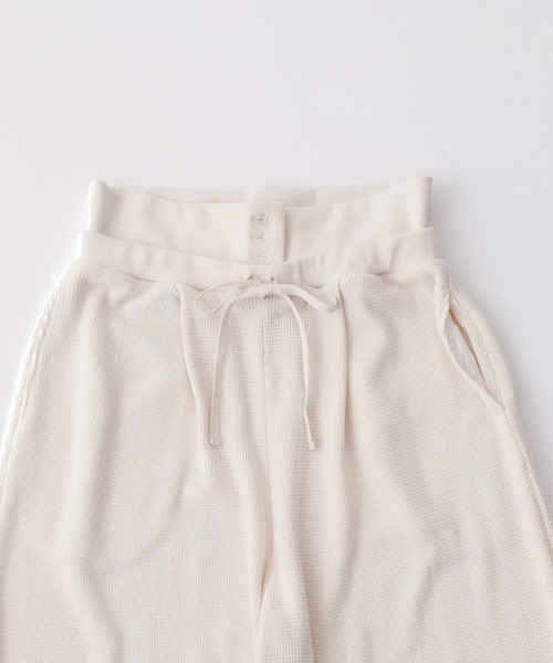 COUP DE FOUDRE(クドゥフドゥ)の「High Waist Pants(その他パンツ・レディース・チャコール/アイボリー系・2/1)」の9枚目の写真