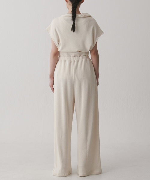 COUP DE FOUDRE(クドゥフドゥ)の「High Waist Pants(その他パンツ・レディース・チャコール/アイボリー系・2/1)」の6枚目の写真