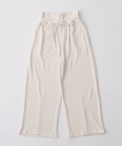 COUP DE FOUDRE(クドゥフドゥ)の「High Waist Pants(その他パンツ・レディース・チャコール/アイボリー系・2/1)」の7枚目の写真