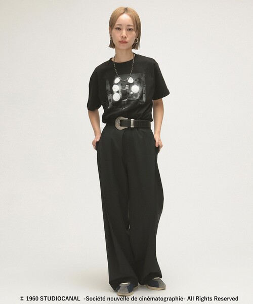 tシャツ maturely / ジャン=リュック・ゴダール プリント Tシャツ レディース セール】maturely / ジャン=リュック・ゴダール プリント T