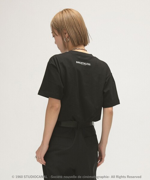 tシャツ maturely / ジャン=リュック・ゴダール プリント Tシャツ レディース セール】maturely / ジャン=リュック・ゴダール プリント T