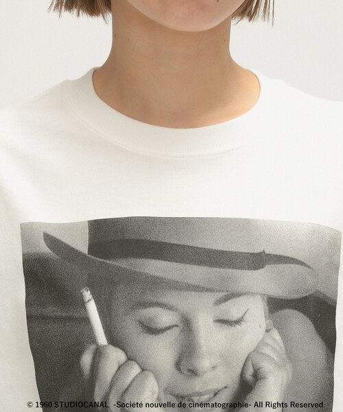 tシャツ maturely / ジャン=リュック・ゴダール プリント Tシャツ レディース セール】maturely / ジャン=リュック・ゴダール プリント T