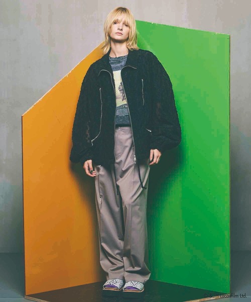 MAISON SPECIAL（メゾンスペシャル）の「《UNISEX》【MOVIE SERIES】「STAR WARS」Prime-Over Crew Neck T-Shirt/「スターウォーズ」プライムオーバークルーネックTシャツ【MAISON SPECIAL/メゾンスペシャル】（Tシャツ/カットソー・メンズ・チャコールグレー/ブラック/ダークブラック・1/2）」の5枚目の写真