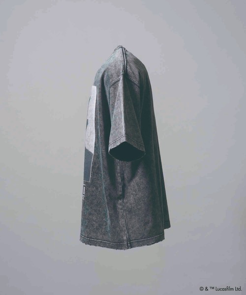 MAISON SPECIAL（メゾンスペシャル）の「《UNISEX》【MOVIE SERIES】「STAR WARS」Prime-Over Crew Neck T-Shirt/「スターウォーズ」プライムオーバークルーネックTシャツ【MAISON SPECIAL/メゾンスペシャル】（Tシャツ/カットソー・メンズ・チャコールグレー/ブラック/ダークブラック・1/2）」の17枚目の写真