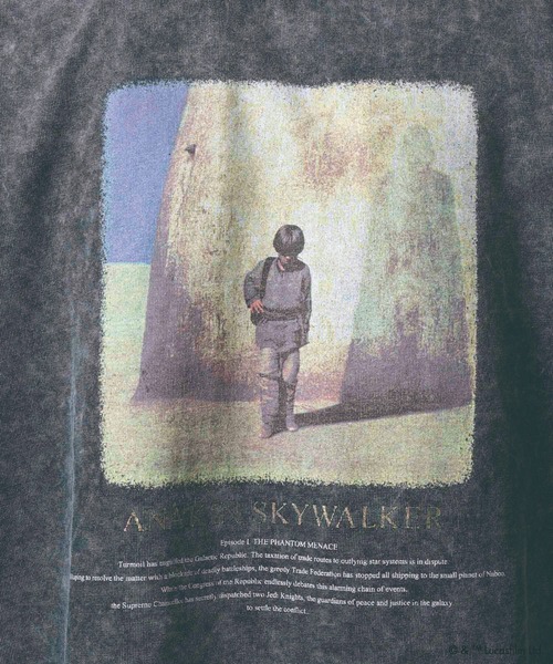 MAISON SPECIAL（メゾンスペシャル）の「《UNISEX》【MOVIE SERIES】「STAR WARS」Prime-Over Crew Neck T-Shirt/「スターウォーズ」プライムオーバークルーネックTシャツ【MAISON SPECIAL/メゾンスペシャル】（Tシャツ/カットソー・メンズ・チャコールグレー/ブラック/ダークブラック・1/2）」の15枚目の写真