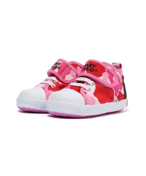 A BATHING APE（アベイシングエイプ）の「ABC CAMO BABY MILO BABY SHOES（スニーカー・キッズ・ブルー/グリーン/ピンク・14.0cm/12.0cm/13.0cm/15 ）」の3枚目の写真