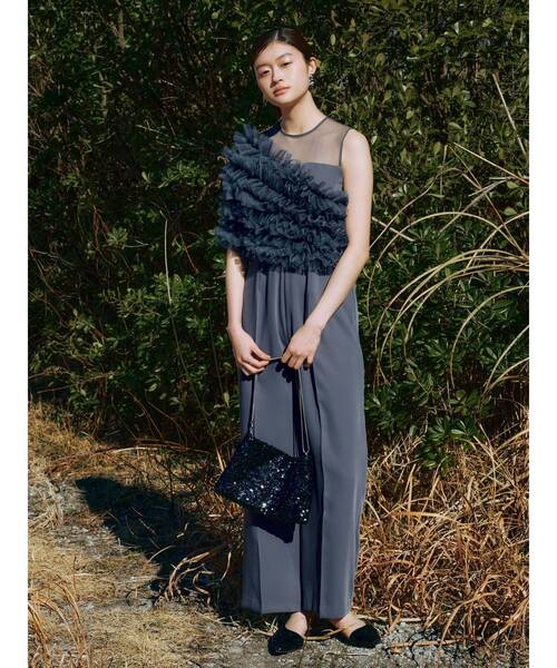 LAGUNAMOON（ラグナムーン）の「LADYフェイクパールビジュースクエアイヤリング（イヤリング・レディース・シルバー/ゴールド・FREE）」の6枚目の写真