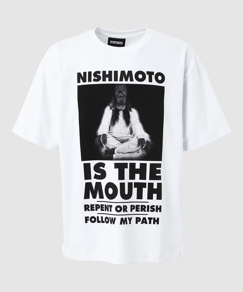 NISHIMOTO IS THE MOUTH(ニシモト イズ ザ マウス)の「S/S TEE(Tシャツ/カットソー・メンズ・ブラック/ホワイト・XL/L/M)」の1枚目の写真