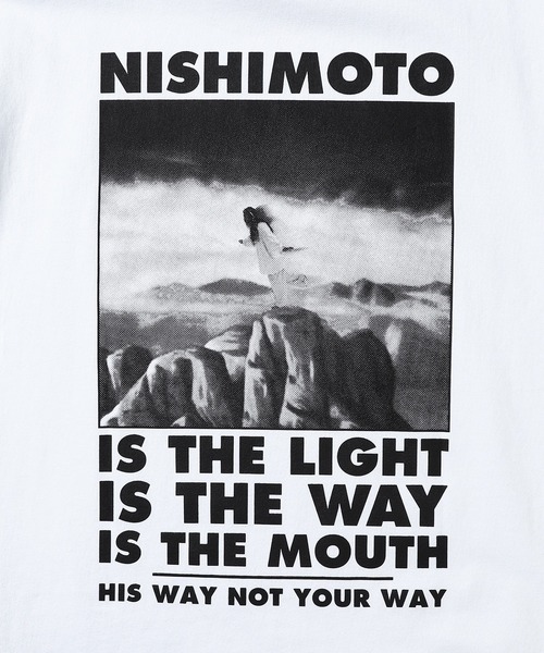 NISHIMOTO IS THE MOUTH(ニシモト イズ ザ マウス)の「S/S TEE(Tシャツ/カットソー・メンズ・ブラック/ホワイト・XL/L/M)」の5枚目の写真