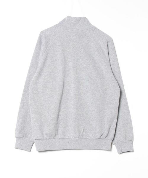 Penguin by Munsingwear（ペンギン バイ マンシングウェア）の「Hhalf Zip Hand print Sweat-shirt（スウェット・メンズ・ネイビー/エメラルド/グレー・L/M/XL）」の4枚目の写真