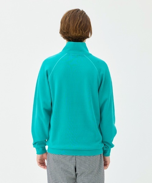 Penguin by Munsingwear（ペンギン バイ マンシングウェア）の「Hhalf Zip Hand print Sweat-shirt（スウェット・メンズ・ネイビー/エメラルド/グレー・L/M/XL）」の15枚目の写真