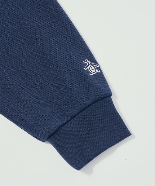 Penguin by Munsingwear（ペンギン バイ マンシングウェア）の「Hhalf Zip Hand print Sweat-shirt（スウェット・メンズ・ネイビー/エメラルド/グレー・L/M/XL）」の17枚目の写真