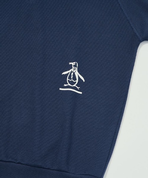 Penguin by Munsingwear（ペンギン バイ マンシングウェア）の「Hhalf Zip Hand print Sweat-shirt（スウェット・メンズ・ネイビー/エメラルド/グレー・L/M/XL）」の18枚目の写真