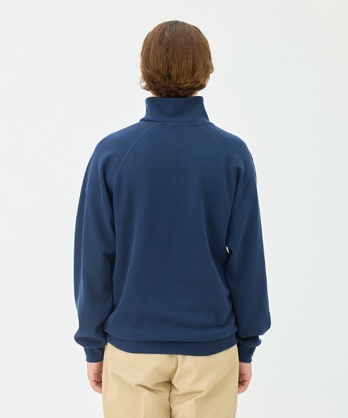 Penguin by Munsingwear（ペンギン バイ マンシングウェア）の「Hhalf Zip Hand print Sweat-shirt（スウェット・メンズ・ネイビー/エメラルド/グレー・L/M/XL）」の22枚目の写真