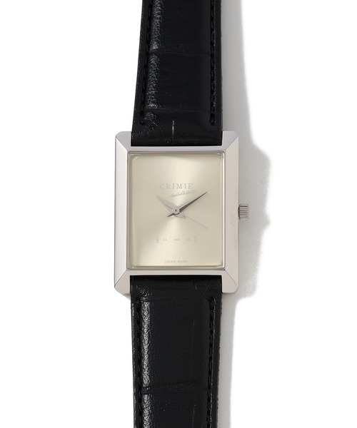CRIMIE(クライミー)の「RAYS WATCH SILVER(アナログ腕時計・メンズ・シルバー/ブラック×シルバー・L/M)」の1枚目の写真