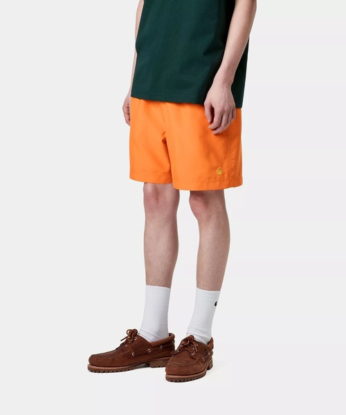 Carhartt（カーハート）の「【Carhartt WIP】CHASE SWIM TRUNKS チェイススイムトランク（その他パンツ・メンズ・オレンジ/ブラック/ブルー・LARGE/MEDIUM/X-LARGE）」の9枚目の写真
