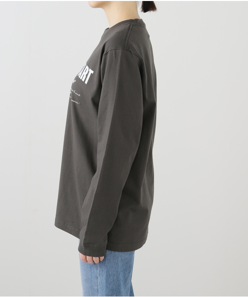 Spick & Span(スピックアンドスパン)の「MUSEE DART ロゴロンT(Tシャツ/カットソー・レディース・ホワイト/チャコールグレー・FREE)」の14枚目の写真