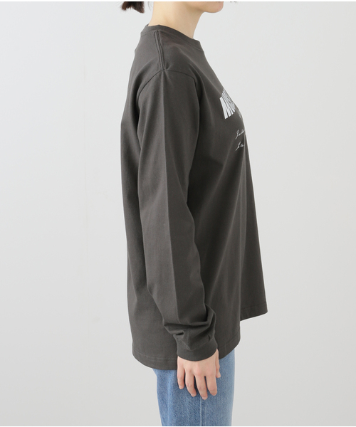 Spick & Span(スピックアンドスパン)の「MUSEE DART ロゴロンT(Tシャツ/カットソー・レディース・ホワイト/チャコールグレー・FREE)」の16枚目の写真