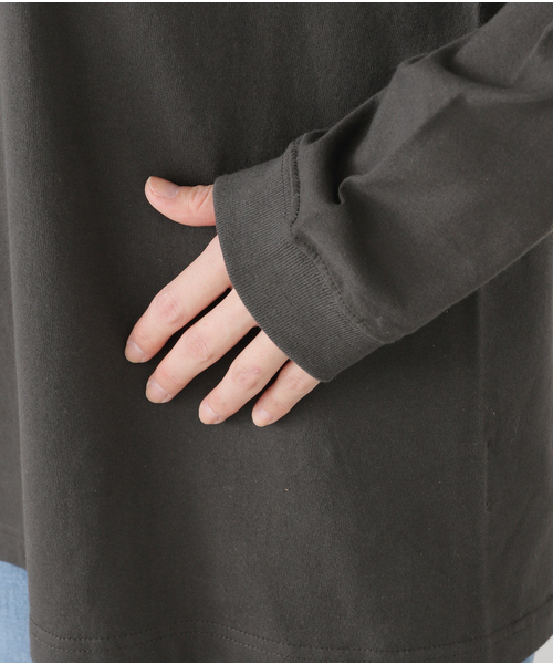 Spick & Span(スピックアンドスパン)の「MUSEE DART ロゴロンT(Tシャツ/カットソー・レディース・ホワイト/チャコールグレー・FREE)」の6枚目の写真