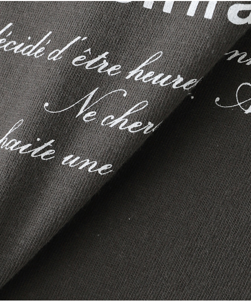 Spick & Span(スピックアンドスパン)の「MUSEE DART ロゴロンT(Tシャツ/カットソー・レディース・ホワイト/チャコールグレー・FREE)」の10枚目の写真